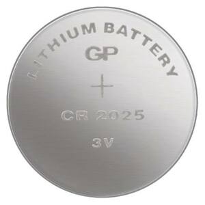 Baterie GP CR2025, lithiová, 5BL, blistr