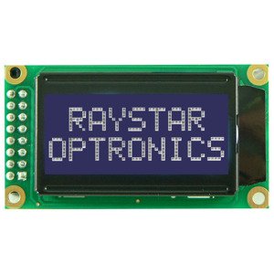Alfanumerický LCD displej Raystar RC0802A-TIW-ESV