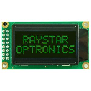 Alfanumerický LCD displej Raystar RC0802A-TIY-ESV