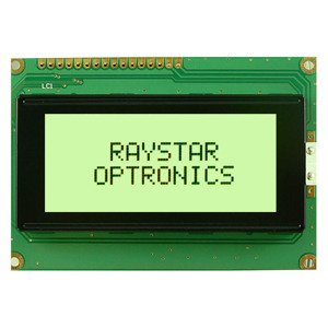 Alfanumerický LCD displej Raystar RC1604A-YHW-ESV
