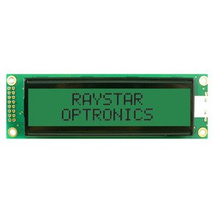 Alfanumerický LCD displej Raystar RC2002A-GHG-ESV