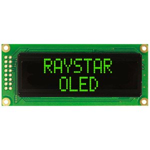 Alfanumerický OLED displej Raystar REC001602CGPP5N00000