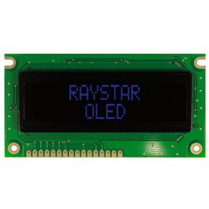 Alfanumerický OLED displej Raystar REC001602EBPP5N00000