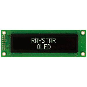 Alfanumerický OLED displej Raystar REC002002AWPP5N00000