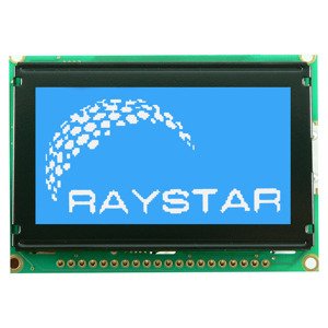 Grafický LCD displej Raystar RG12864B-BIW-V