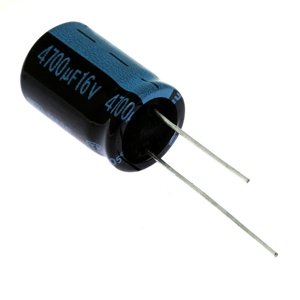 Elektrolytický kondenzátor radiální E 4700uF/16V 16x25 RM7.5 105°C Jamicon TKR472M1CK25M