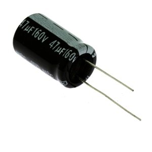 Elektrolytický kondenzátor radiální E 47uF/160V 13x21 RM5 85°C Jamicon SKR470M2CJ21M