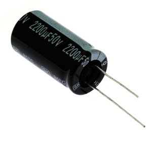 Elektrolytický kondenzátor radiální E 2200uF/50V 18x35 RM7.5 85°C Jamicon SKR222M1HL35M