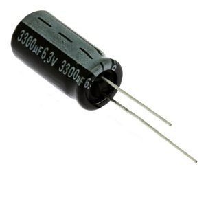 Elektrolytický kondenzátor radiální E 3300uF/6.3V 10x21 RM5 85°C Jamicon SKR332MOJG21M
