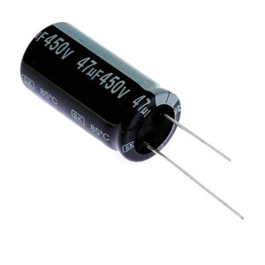 Elektrolytický kondenzátor radiální E 47uF/450V 18x35.5 RM7.5 85°C Jamicon SKR470M2WL35M