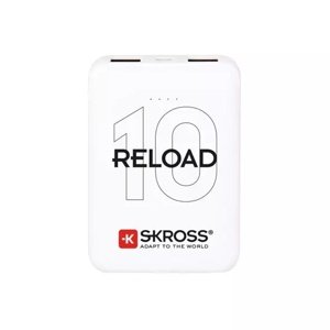 SKROSS PowerBank SKROSS Reload 10, 10000mAh, 2x 2A výstup, microUSB kabel, bílý