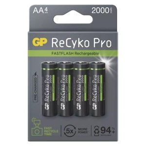 GP ReCyko+ Pro 2100 HR6 (AA), 4 ks v blistru