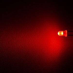 LiteOn LED 3mm červená LITEON LTL-4221NLC