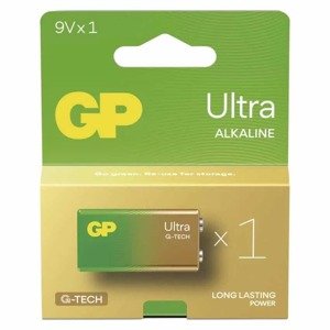 GP Ultra 6LF22 (9V), 1 ks v krabičce