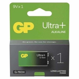 GP Ultra Plus 6LF22 (9V), 1 ks v krabičce