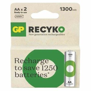 GP ReCyko+ 1300 HR6 (AA), 2 ks v krabičce