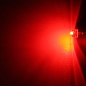 LED 4,8mm červená 280mcd/170° čirá Hebei 412HR3C