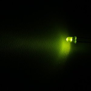 LED 3mm zelená 110mcd/30° difúzní Wenrun LAG30240