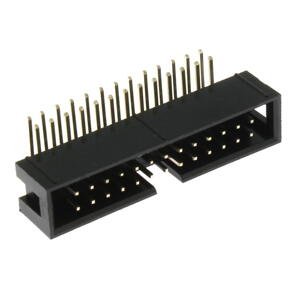 Konektor IDC pro ploché kabely 26 pinů (2x13) RM2.54mm do DPS úhlový 90° Xinya 118-A 26 G R K