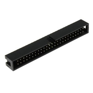 Konektor IDC pro ploché kabely 50 pinů (2x25) RM2.54mm do DPS přímý Xinya 118-A 50 G S K