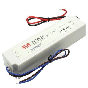 Napájecí zdroj pro LED pásky 100W 24V/4.2A IP67 Mean Well LPV-100-24