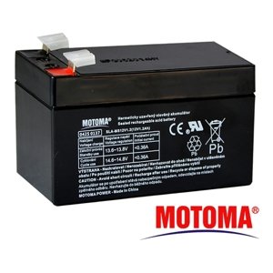 MOTOMA Baterie olověná 12V / 1,2Ah bezúdržbový akumulátor