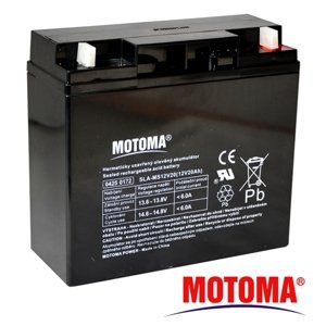 MOTOMA Baterie olověná 12V / 20Ah bezúdržbový akumulátor