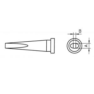 Weller Pájecí hrot Weller LT K 1.2x0.4mm zkosený kužel