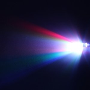LED 5mm RGB 435/1080/390mcd/ 85~100° čirá spol. katoda Hebei 599R2GBC-CC