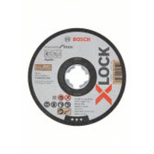 Dělící kotouč rovný Bosch X-LOCK Standard for Inox 125×1×22,23 WA 60 T BF 2608619262