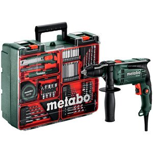 METABO SBE 650 Set příklepová vrtačka + mobilní dílna