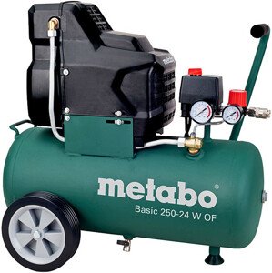 METABO Basic 250-24 W OF bezolejový kompresor (24 l)
