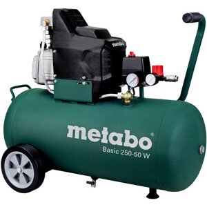 METABO Basic 250-50 W olejový pístový kompresor (50 l)