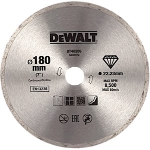 DeWALT DT40206 180x22,23mm DIA kotouč pro suché řezání tvrdých materiálů