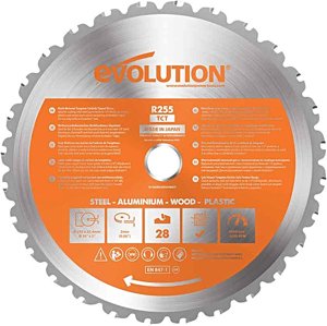 EVOLUTION EV025528 255x25,4mm (28Z) univerzální pilový kotouč