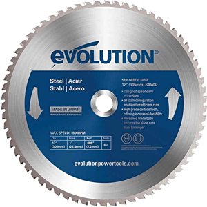 EVOLUTION EV030560 305x25,4mm (60Z) pilový kotouč na řezání oceli
