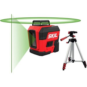 SKIL 1961 DA zelený čárový laser 360° + stativ