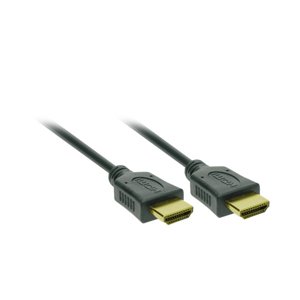 SOLIGHT SSV1202 HDMI kabel s Ethernetem, HDMI 1.4 A konektor - HDMI 1.4 A konektor, blistr, 2m