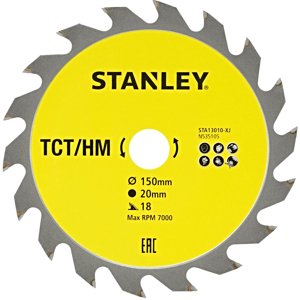 STANLEY pilový kotouč TCT/HM 150x20mm (18Z)