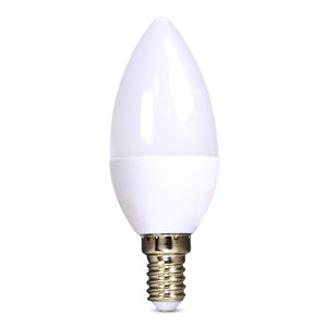 SOLIGHT WZ410-1 LED žárovka, svíčka, 6W, E14, 4000K, 510lm